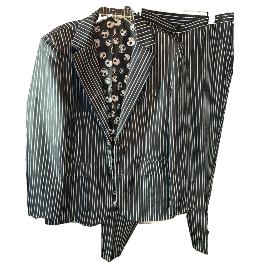 Disney Jack Skellington Womens Suit Costume M 8-10 Nightmare Before Christmas